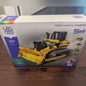 LECPOP 5 In 1 Stem Robot R/C Remote Control Building Set Robotic Kit